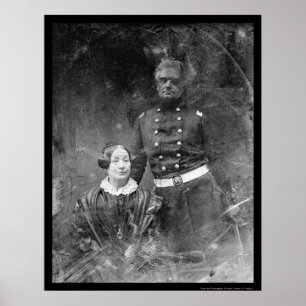 Agent met Woman Daguerreotype 1851 Poster