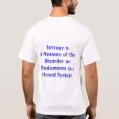 Agent of Entropy T-shirt (Achterkant)