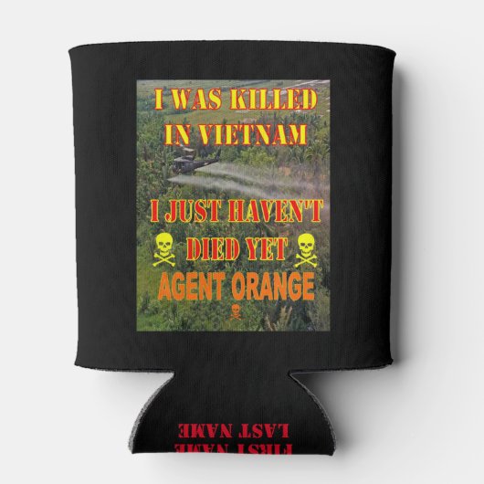 AGENT ORANJE BLIKJESKOELER (Achterkant)