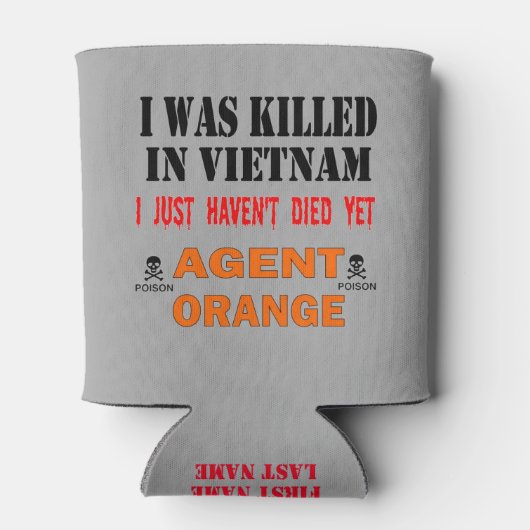 AGENT ORANJE BLIKJESKOELER (Achterkant)