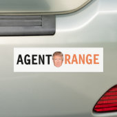 Agent Oranje Bumpersticker (Op auto)