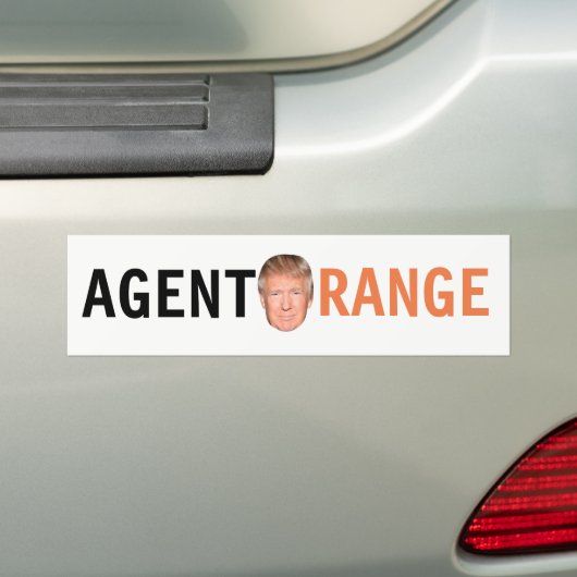 Agent Oranje Bumpersticker (Op auto)