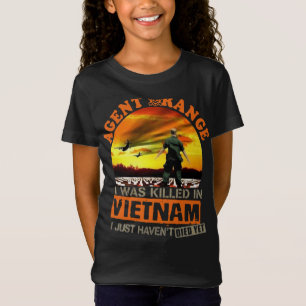 Agent Oranje dat ik vermoord werd in Vietnam dat i T-shirt