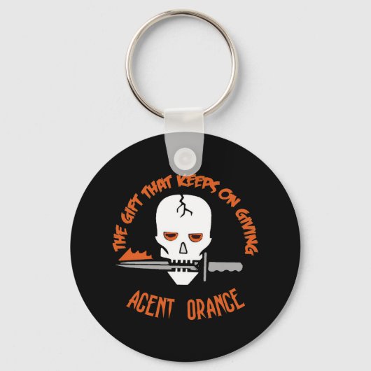Agent Oranje de Gift DARK Sleutelhanger (Voorkant)