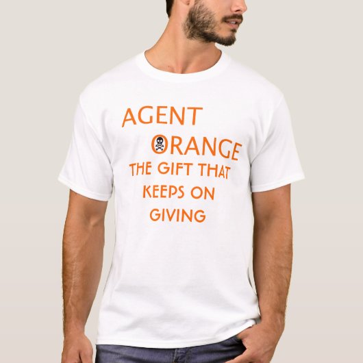 agent oranje DE VERBINDINGEN VAN DE VERBINDING BIJ T-shirt (Voorkant)