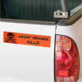 Agent Oranje doodt Bumpersticker (Op Truck)