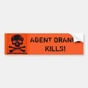 Agent Oranje doodt Bumpersticker