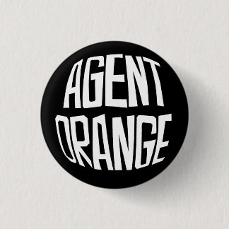 Agent Oranje "Fisheye" Logo Punk Button