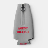 AGENT ORANJE FLESJESKOELER (Achterkant)