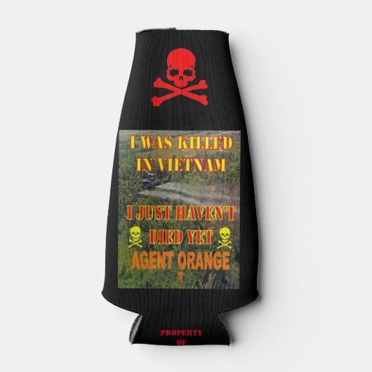 AGENT ORANJE FLESJESKOELER (Voorkant)