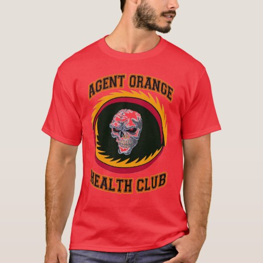 AGENT ORANJE HEALTH CLUB T-SHIRT (Voorkant)