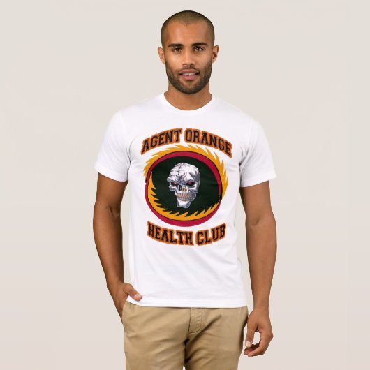 AGENT ORANJE HEALTH CLUB T-SHIRT (Voorkant volledig)