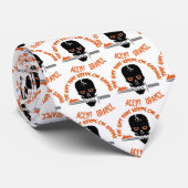 Agent Oranje het kaartenlicht Stropdas (Opgerold)