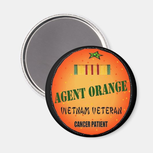 AGENT ORANJE MAGNEET (Voorkant / Achterkant)