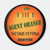 AGENT ORANJE MAGNEET (Voorkant)