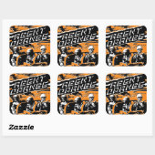 Agent Oranje "Punk Leger" Stickers Schaats Punk (Vel)