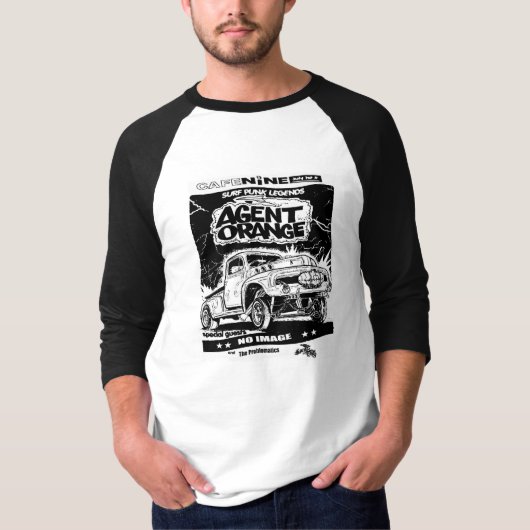 Agent Oranje "Rat Rod" Jersey Punk Skater T-shirt (Voorkant)