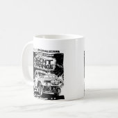Agent Oranje "Rat Rod" Punk KoffieSchaats Mok (Voorkant links)