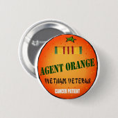 AGENT ORANJE RONDE BUTTON 5,7 CM (Voorkant /achterkant)
