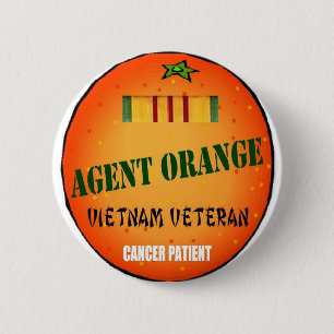 AGENT ORANJE RONDE BUTTON 5,7 CM
