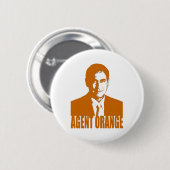 Agent Oranje Ronde Button 5,7 Cm (Voorkant /achterkant)