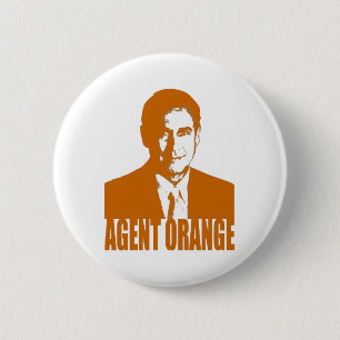 Agent Oranje Ronde Button 5,7 Cm