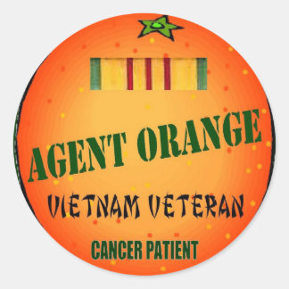 AGENT ORANJE RONDE STICKER