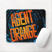 Agent Oranje "SpinArt" Punk Logo Mousepad Muismat (Met muis)