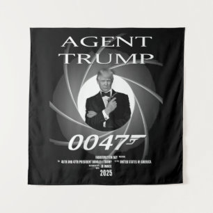 Agent President Donald Trump Inauguratie Dag 47 Wandkleed