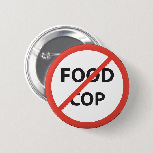 agent ronde button 5,7 cm (Voorkant /achterkant)