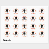 Agent Sinaasappel De Gift LIGHT Ronde Sticker (Vel)