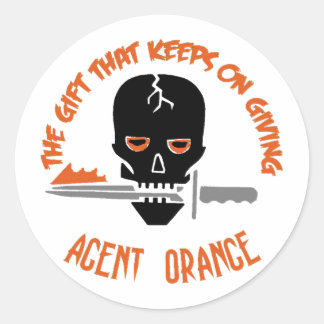 Agent Sinaasappel De Gift LIGHT Ronde Sticker