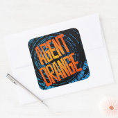 Agent Sinaasappel "SpinArt" Stickers Schaats Punk (Envelop)