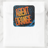 Agent Sinaasappel "SpinArt" Stickers Schaats Punk (Tas)