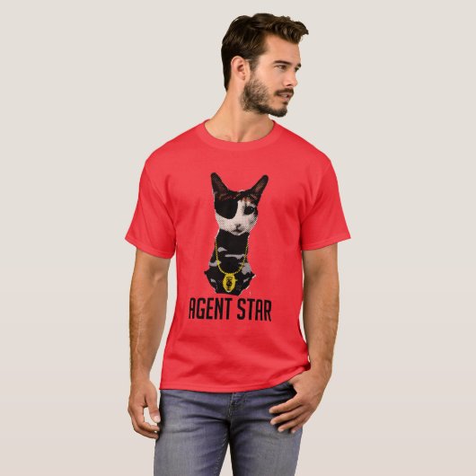 Agent Star Pop Art T-Shirt (Voorkant volledig)