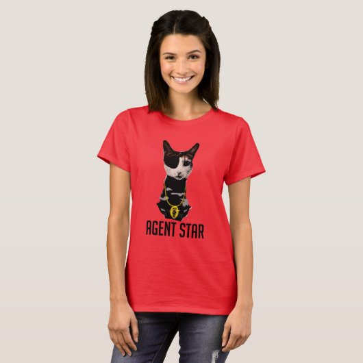 Agent Star Pop Art T-Shirt (Voorkant volledig)