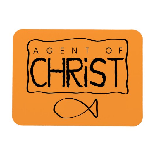 Agent van Christ Magnet Magneet (Horizontaal)