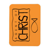 Agent van Christ Magnet Magneet (Verticaal)