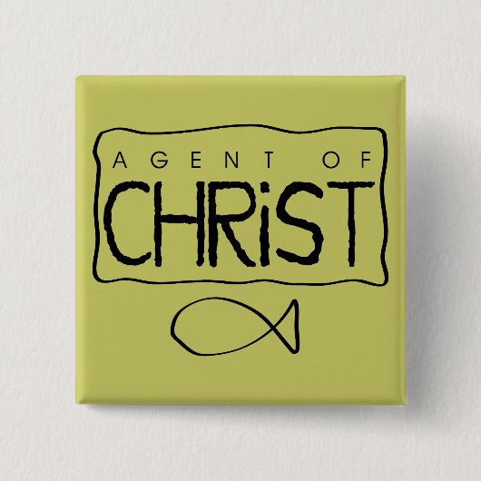 Agent van Christus Button (Voorkant)