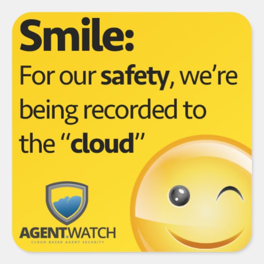 Agent Watch Sticker (Voorkant)