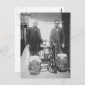 Agenten die nog steeds Whiskey tonen, 1920 Briefkaart (Voorkant / Achterkant)