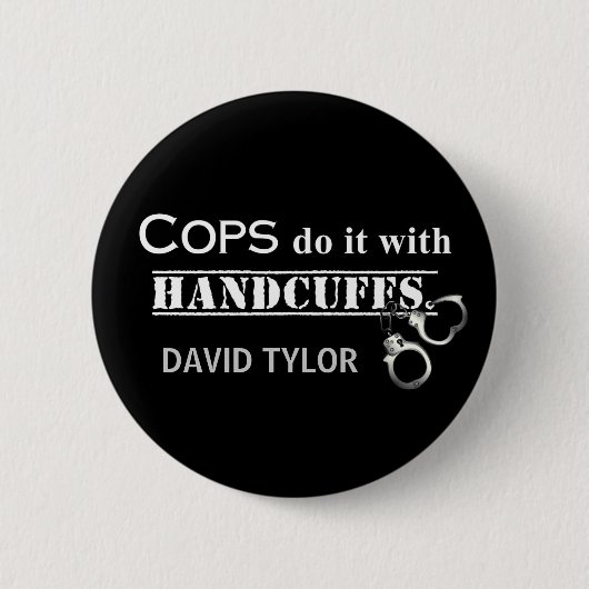 Agenten doen het! Grappige agenten cadeaus Ronde Button 5,7 Cm (Voorkant)