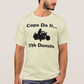 Agenten doen het... met donuts. t-shirt (Voorkant)