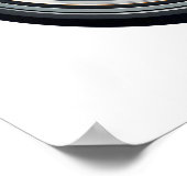 Agenten in het grijs aan de deur | Fisheye Poster (Hoek)