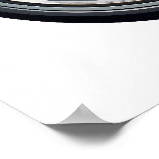 Agenten in het grijs aan de deur | Fisheye Poster (Hoek)