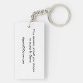 Agenten van de Sleutelhanger van het Agentschap (achterkant)