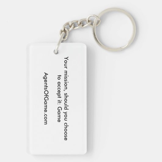 Agenten van de Sleutelhanger van het Agentschap (achterkant)