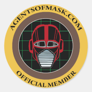 Agenten van M.A.S.K. Official Badge Sticker