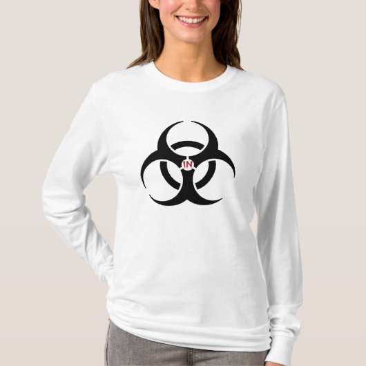 Agenten voor roodbiohazard dames AA Hoody Long Sle (Voorkant)