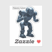 Agentic AI (robots that act independently) Sticker (Vel)